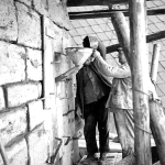 Sanierungsarbeiten am Oberkirchturm 1936