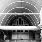 Tonnengewölbe und Orgel um 1936 (Foto: Prof. Rüth Dresden)